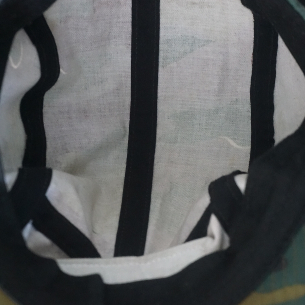 Supreme Black and White Striped Bag